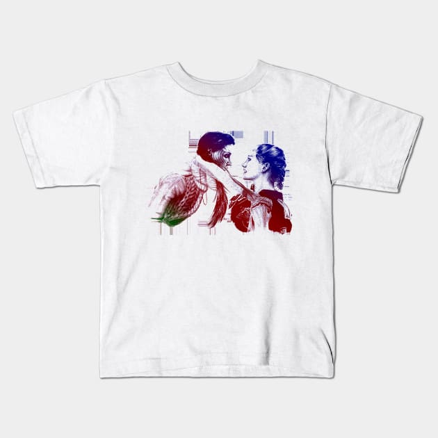 Rainbow WayHaught Kids T-Shirt by CriSan